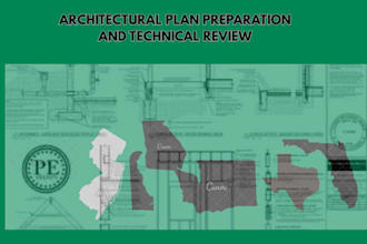 architectural plan preparation and technical review