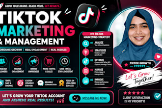 do organic tiktok marketing for sales and follower growth