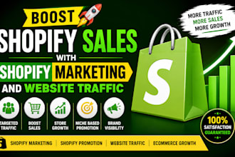 boost shopify traffic with shopify promotion and ecommerce marketing