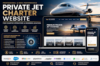 design private jet charter website, charter operator  business aviation website