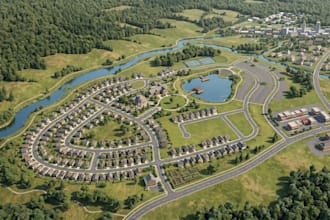 design maps for real estate, resorts, hotels, tourism, campground, trails, event