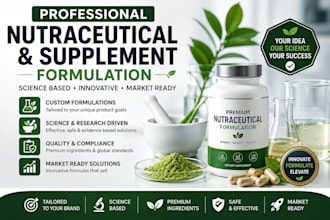 develop custom supplement formulations