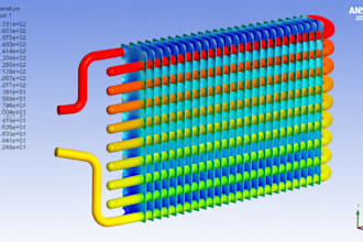 perform cfd, fea and thermal simulation using ansys fluent, comsol and abaqus