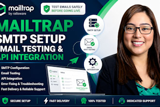 setup mailtrap SMTP mailtrap email testing mailtrap API integration