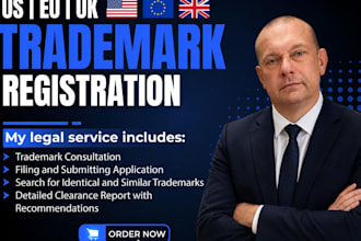 register your trademark in eu, UK, US or canada
