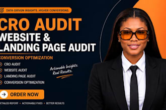 do cro audit, website audit, landing page audit and conversion optimization