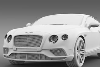 do 3d car modeling, 3d model, 3d car design bumpers 3d printing body kit