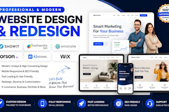design sitew showit freshwork360 emonsite orson io 42stores wix website redesign