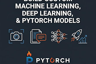 build custom machine learning, deep learning, and pytorch models