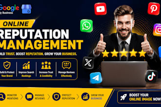 fix online reputation management, do suppress negative links ORM or brands