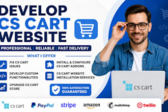 fix, develop, upgrade cs cart addons and website do installation services