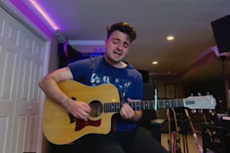 be your custom singer pop male singer and songwriter