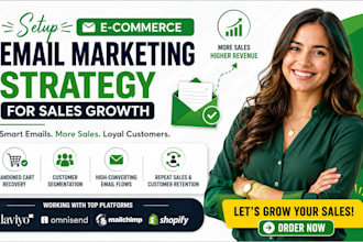setup ecommerce email marketing strategy for sales growth