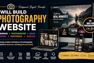 build smugmug photoshelter beam slickpic photodeck shootq photography website