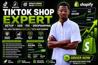 set up tik tok shop, tiktok shop ads fix tiktok shop dropshipping