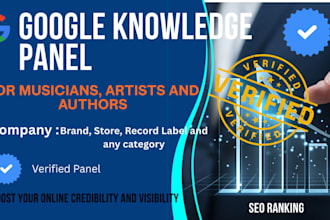 create a verify google knowledge panel for person and brand
