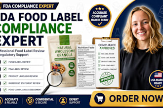perform food label review, fda label review, food compliance, product labeling