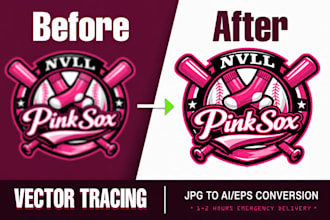 do vector tracing convert logo to vector print ready files
