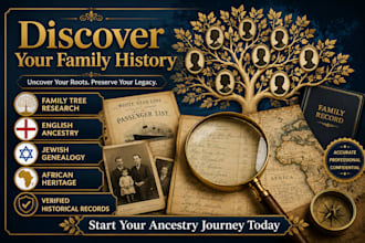 uncover english, jewish and african ancestry genealogy research family tree