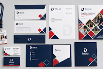 design letterhead, business card with full stationery and envelope design
