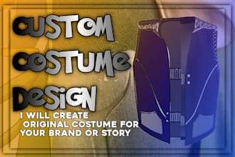 design anime costume, fantasy  or streetwear concept art