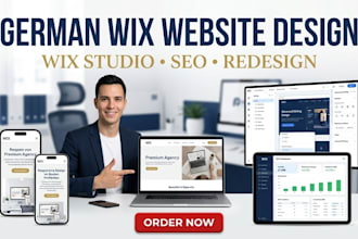 design german wix website wix studio website redesign and SEO