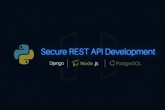develop a secure rest API backend