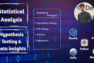 perform statistical analysis and hypothesis testing using python