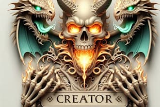 create steampunk themed logo in 24 hours
