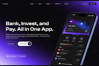 build flutterflow fintech app, payment app, wallet app, money transfer app