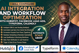 setup hubspot facebook leads ads typeform calendly automation