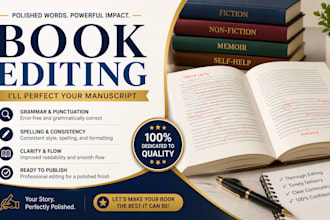do book editor, KDP book editing, book proofreading