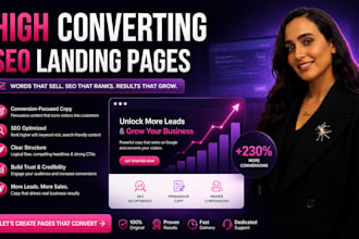 write SEO landing pages that convert visitors into customers
