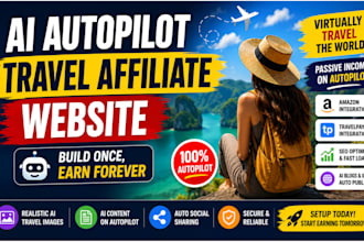 build an ai autopilot travel and amazon affiliate website
