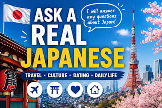answer any questions about japan from a real japanese