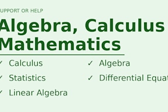 tutor and proofread your mathematics work