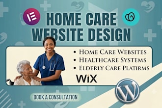 design home care website, home care leads website for agencies