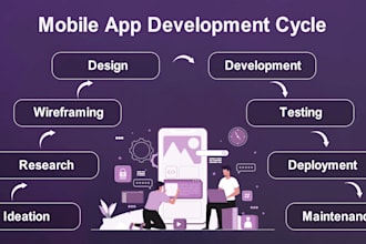 develop mobile app mobile app developer flutter development and  UI UX design