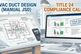 do hvac duct design manual j s d and title 24 compliance calculations
