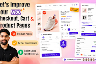 customize woocommerce checkout, cart and product pages