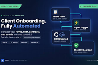 automate client onboarding workflows with zapier and ai, onboarding automation