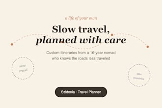 plan your off the beaten path slow travel itinerary