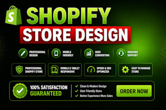 design a professional shopify store