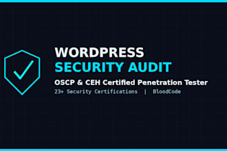 perform oscp certified wordpress security audit and fix it