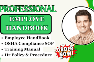 craft a custom employee handbook sop manual training manual and safety manual