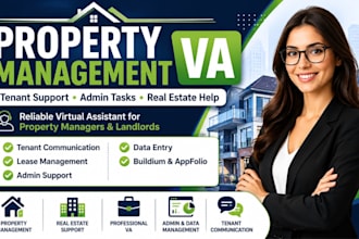 be your property management virtual assistant for tenant support and admin task