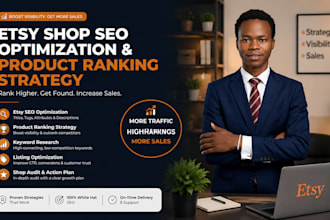 do etsy shop SEO optimization and product ranking strategy