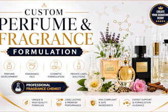 formulate custom perfumes, fragrances, and cosmetic products