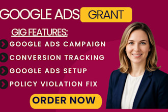 set up  manage  and optimize your  google ads grant for nonprofit