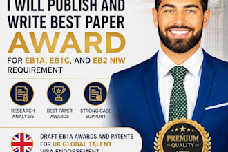 publish and write best paper award for eb1a, eb1c, and eb2 niw requirement